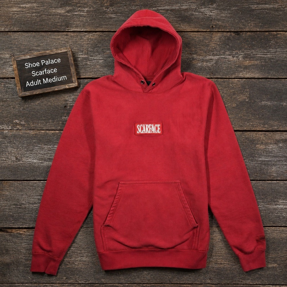 Shoe Palace Scarface Limited Release Red Hoodie Mens Medium SP1993 2021 Movie